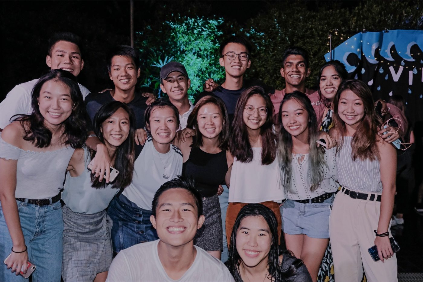 A group photo at VIBE
